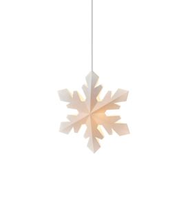 Snowflake Pendant white