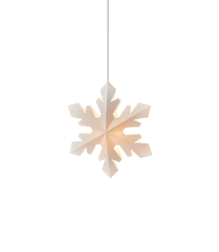Snowflake Pendant white