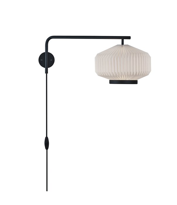 Le klint  Model 286 Shibui Wall Lamp, black aluminium