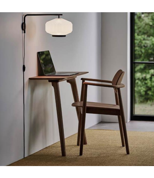 Le klint  Model 286 Shibui Wandlamp, zwart aluminium