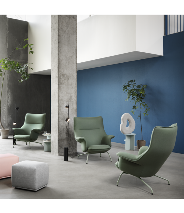 Muuto Muuto Doze Lounge Chair cognac Refine leather, black