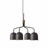 Howard Chandelier 4 arm, short, gunmetal