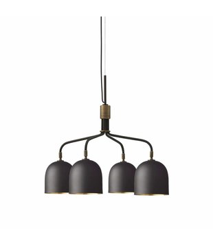 Howard Kroonluchter 4 arm, short, gunmetal