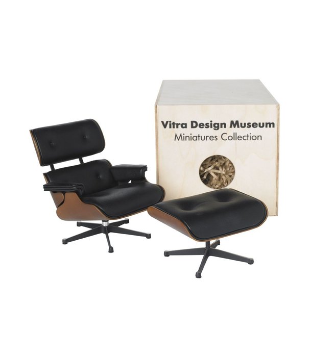 Vitra  Vitra - Miniatuur Lounge Chair & Ottoman