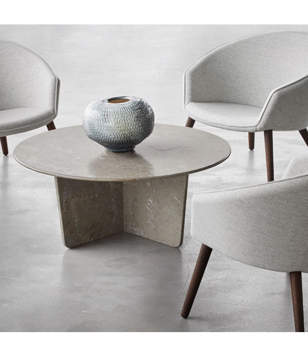 Fredericia  Model 2632 Ditzel lounge stoel , houten poten