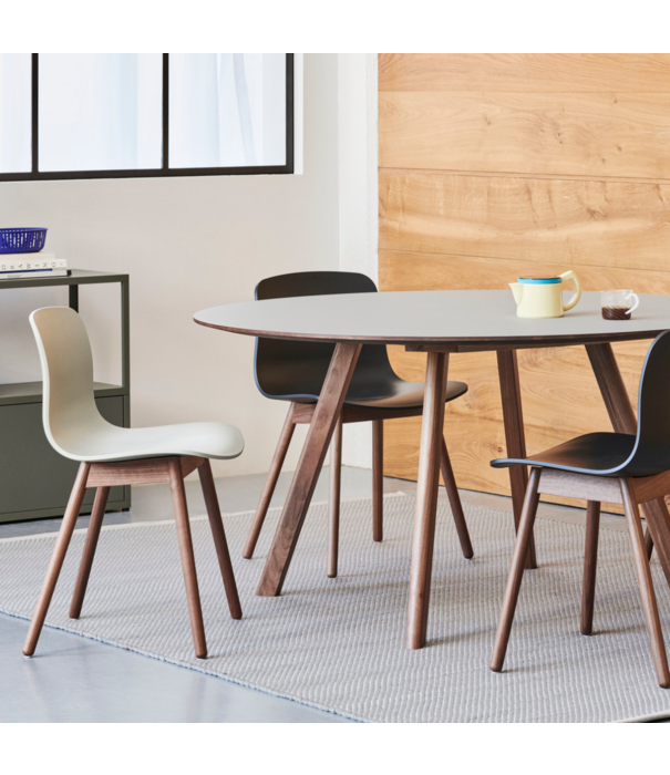 Hay  AAC 13 Dining Chair upholstered , oak base