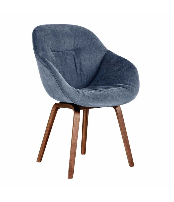 Hay  Hay - Aac 123 soft chair upholstered - walnut base