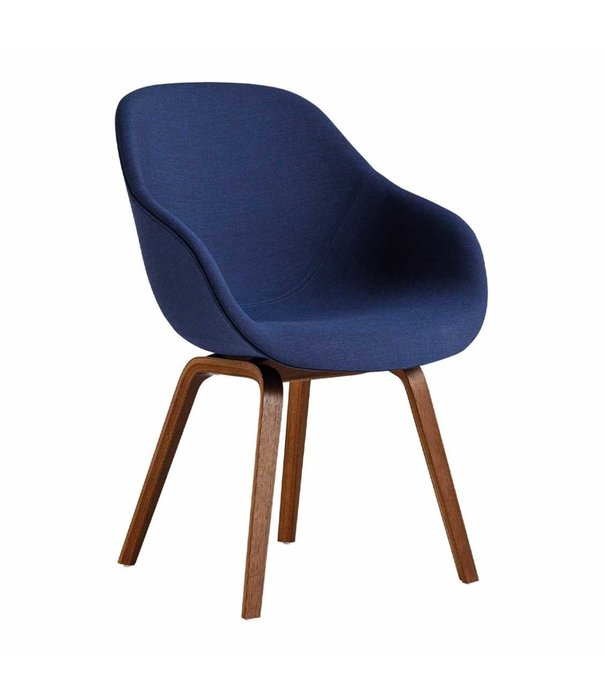 Hay  Hay - Aac 123  chair upholstered - walnut base