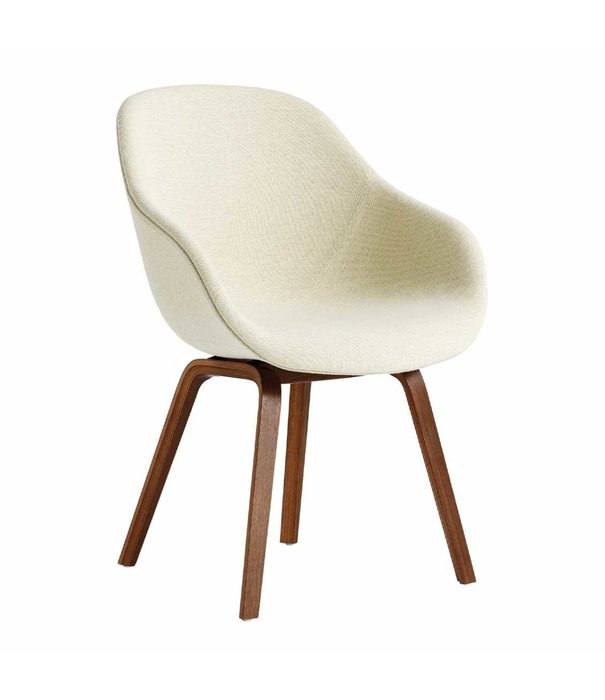 Hay  Hay - Aac 123  chair upholstered - walnut base