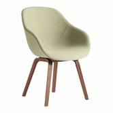 Hay AAC123 Dining Chair upholstered, walnut base
