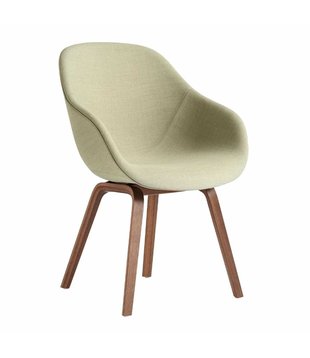 Hay AAC 123  Chair upholstered, walnut base