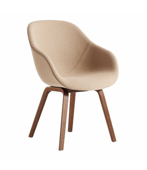 Hay  Hay - Aac 123  chair upholstered - walnut base