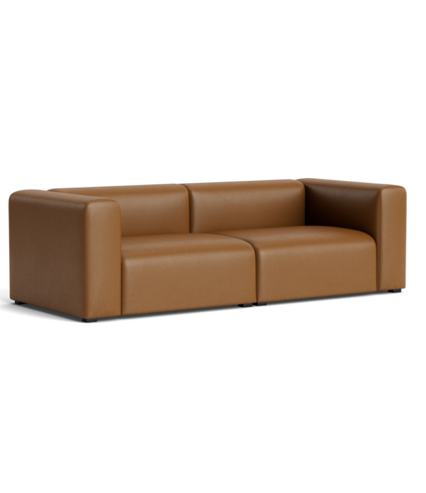 Hay  Mags 2,5 seater Sofa comb.1 cognac leather