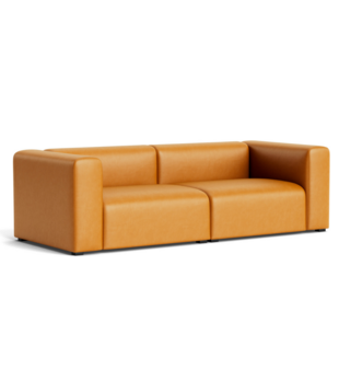 Mags 2,5 seater Sofa comb.1 cognac leather