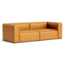 Hay Mags 2,5 seater Sofa comb.1 cognac leather