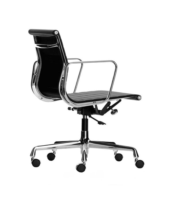 Vitra  Vitra - Aluminium Chair EA 117 rug halfhoog, draaibaar