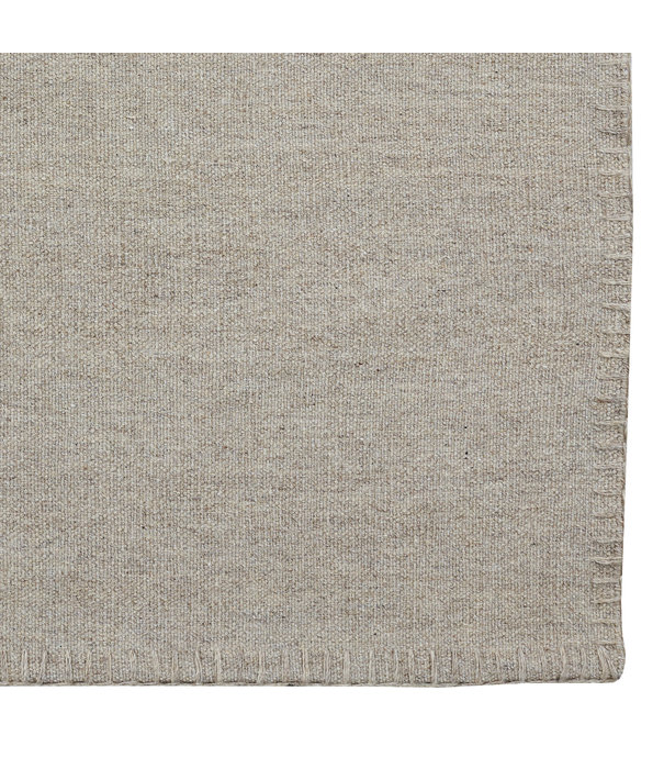Massimo Copenhagen  Massimo Copenhagen Escape Wol Vloerkleed Light Beige met steken