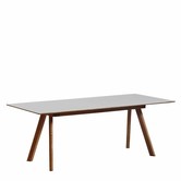 Hay - Cph 30 extendable dining table walnut 200 x 90