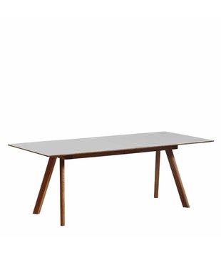 Hay - Cph 30 extendable dining table walnut 200 x 90