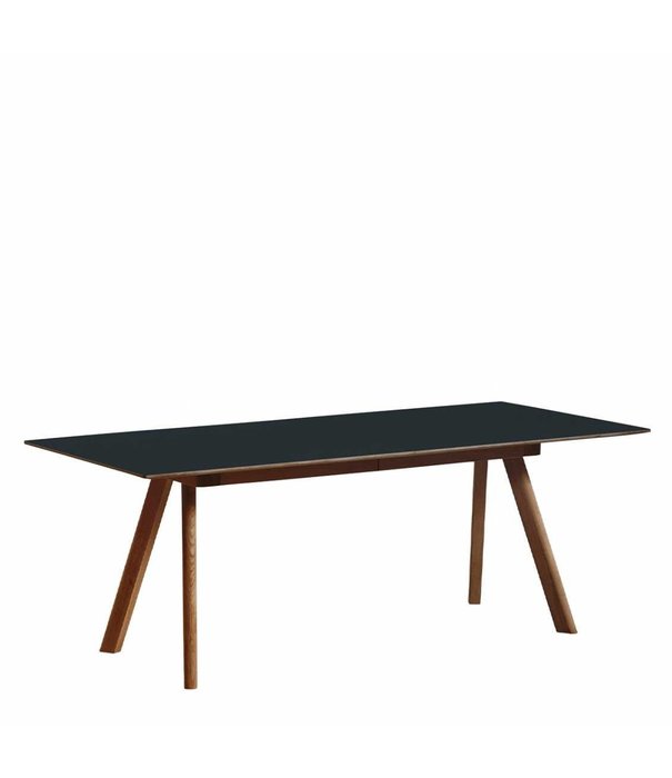 Hay  Hay - Cph 30 extendable dining table walnut 200 x 90