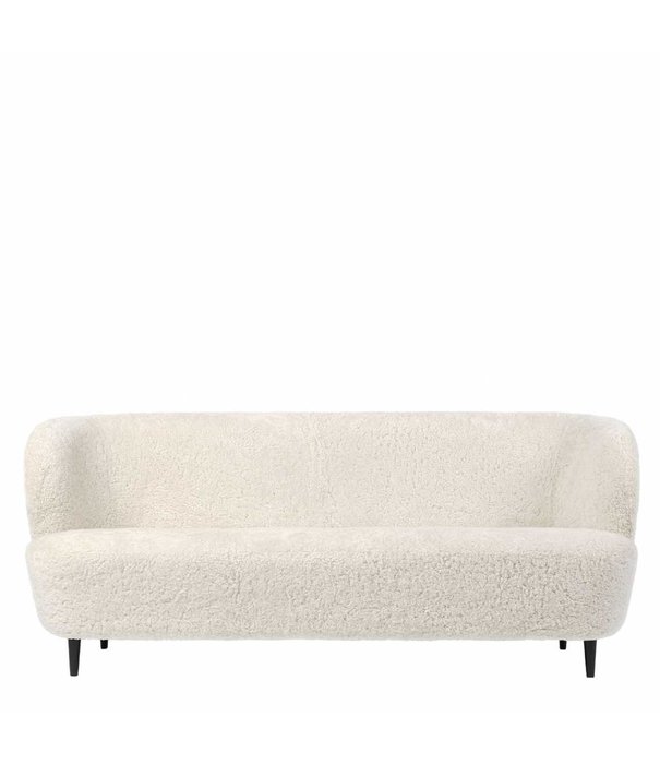 Gubi  Gubi - Stay sofa sheepskin with wooden legs 190 x 70
