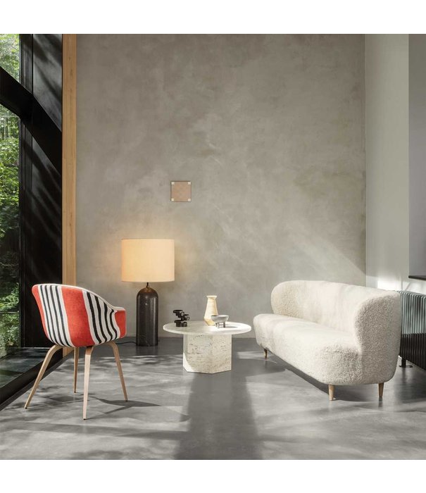 Gubi  Gubi - Stay sofa sheepskin with wooden legs 190 x 70