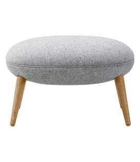 Swoon Ottoman, wood base