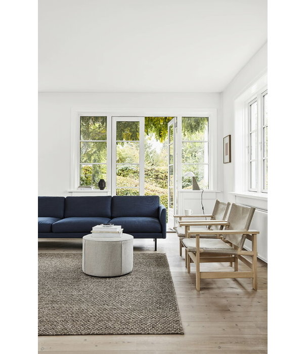 Fredericia  Fredericia - Model 2031 The Canvas chair geolied eiken - naturel canvas en zitkussen