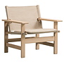 Fredericia - Model 2031 The Canvas chair gezeept eiken, naturel canvas met zitkussen