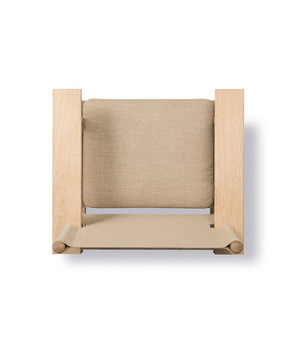 Fredericia   Model 2031 The Canvas chair gezeept eiken, naturel canvas met zitkussen