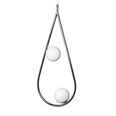 Pearls 65 pendant, nikkel