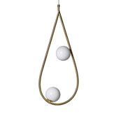 Pearls 65 pendant, messing