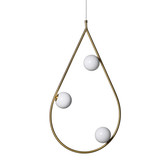 Pholc - Pearls 80 pendant, brass