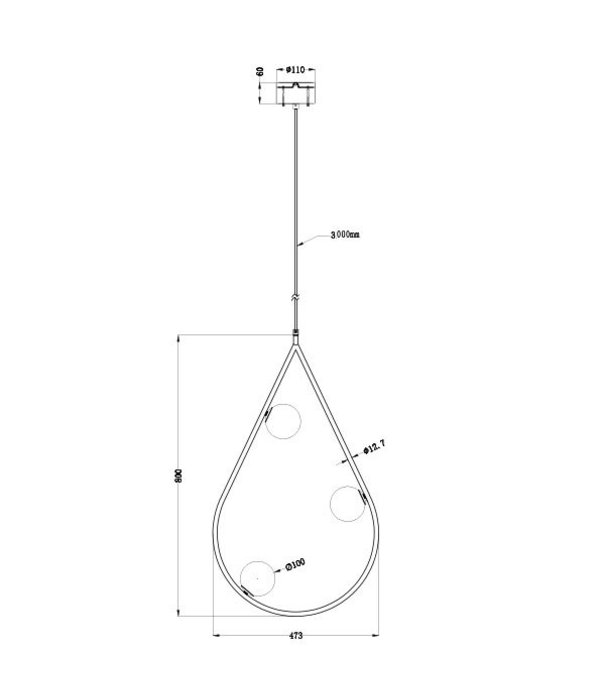 Pholc  Pholc Pearls 80 Pendant Nickel, opal