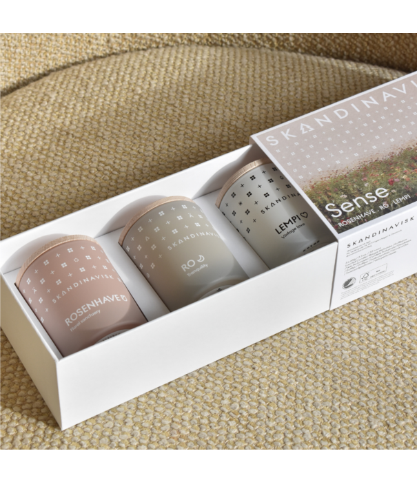 Skandinavisk  Skandinavisk - Sense giftset - mini fragrance candle set of 3