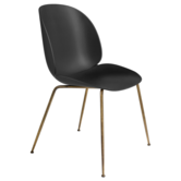 Gubi - Beetle stoel - antiek messing conic voet