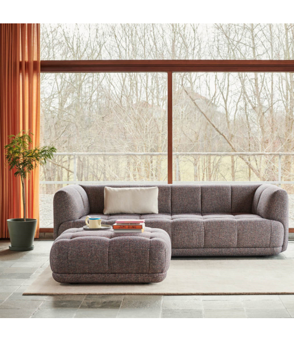 Hay  Hay - Quilton Duo sofa combination 7 - fabric Raas / Steelcut Trio