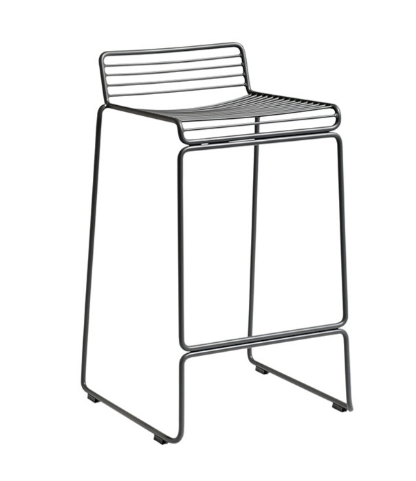 Hay  Hay - Hee bar stool asphalt grey