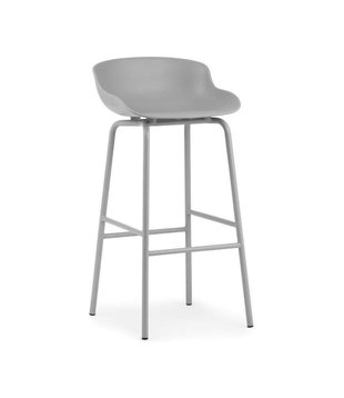 Normann Copenhagen Hyg Barkruk staal 75cm