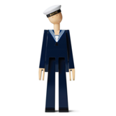 Kay Bojesen Marine blue