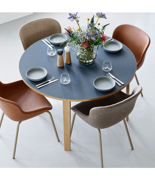 Normann Copenhagen  Normann Copenhagen -Hyg dining chair steel base