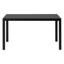 MUUTO Workshop table black lino - black 130 x 65 cm.
