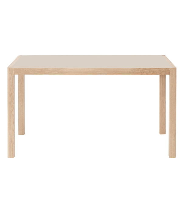 Muuto  Muuto Workshop Tafel / Bureau eiken, grijs linoleum 130 cm