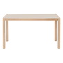 Muuto  Workshop Table / Desk eiken, grey linoleum 130cm
