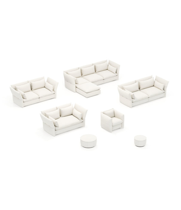 Vitra  Vitra Mariposa 3-zits Bank 268cm