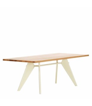 Vitra - EM table oak/ecru frame 240 x 90