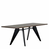 Vitra EM Eettafel donker eiken fineer 240 x 90