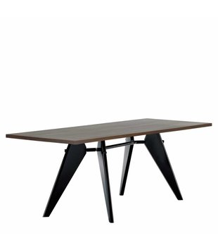 Vitra - EM table smoked oak/black frame - 240 x 90