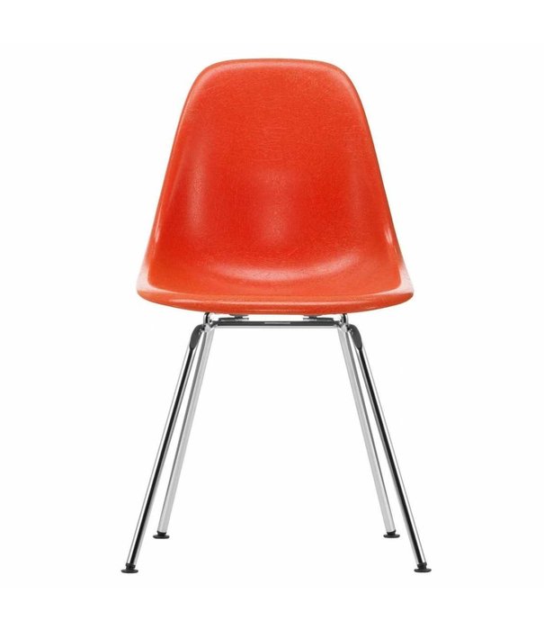 Vitra  Vitra - Eames fiberglass side stoel DSX Chroom