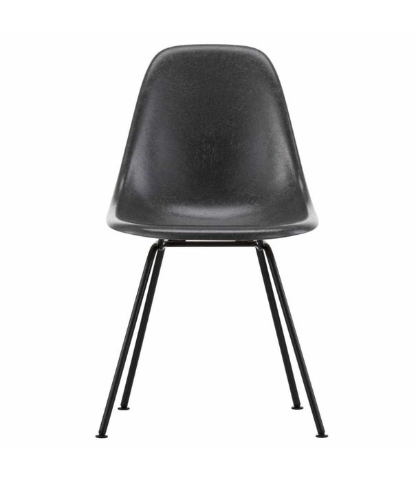 Vitra  DSX Eames Fiberglass  Side Chair, black tube base